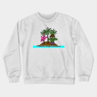 White Boy Summer (Apustaja Flamingo Flex) #WBS Crewneck Sweatshirt